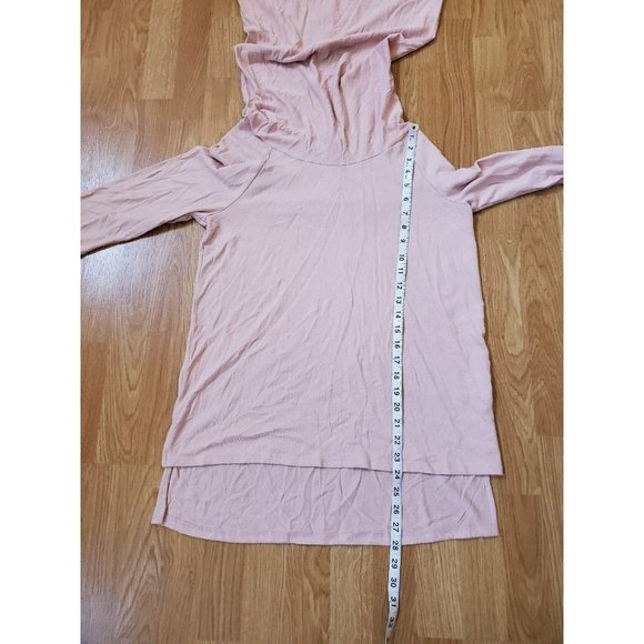 Gibson Convertible Neckline Tunic - size XS in Pink. - Picture 8 of 12